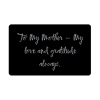 Load image into Gallery viewer, To My Mother My love and gratitude always Wallet Card – front view
