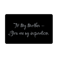 Load image into Gallery viewer, To My Mother You are my inspiration Wallet Card – front view
