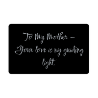 Load image into Gallery viewer, To My Mother Your love is my guiding light Wallet Card – front view
