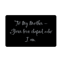 Load image into Gallery viewer, To My Mother Your love shaped who I am Wallet Card – front view
