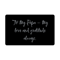 Load image into Gallery viewer, To My Papa My love and gratitude always Wallet Card – front view
