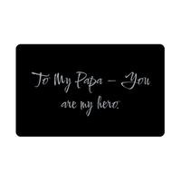 Load image into Gallery viewer, To My Papa You are my hero Wallet Card – front view

