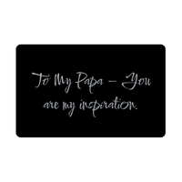 Load image into Gallery viewer, To My Papa You are my inspiration Wallet Card – front view

