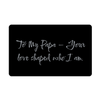 Load image into Gallery viewer, To My Papa Your love shaped who I am Wallet Card – front view
