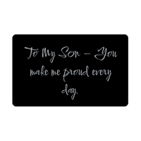 Load image into Gallery viewer, To My Son You make me proud every day Wallet Card – front view
