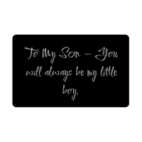 Load image into Gallery viewer, To My Son Wallet Card – front view
