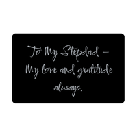 Load image into Gallery viewer, To My Stepdad My love and gratitude always Wallet Card – front view
