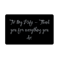 Load image into Gallery viewer, To My Wife Wallet Card – front view
