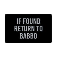 Load image into Gallery viewer, Babbo Wallet Card for Birthday Christmas - If Found Return to Babbo – front view
