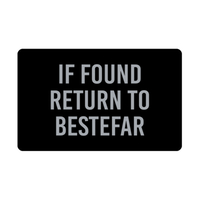 Load image into Gallery viewer, Bestefar Wallet Card for Birthday Christmas - If Found Return to Bestefar – front view
