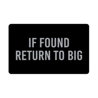 Load image into Gallery viewer, Big Wallet Card for Birthday Christmas - If Found Return to Big – front view
