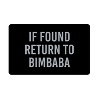 Load image into Gallery viewer, Bimbaba Wallet Card for Birthday Christmas - If Found Return to Bimbaba – front view
