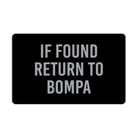 Load image into Gallery viewer, Bompa Wallet Card for Birthday Christmas - If Found Return to Bompa – front view
