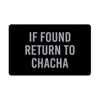 Load image into Gallery viewer, Chacha Wallet Card for Birthday Christmas - If Found Return to Chacha – front view
