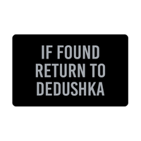 Load image into Gallery viewer, Dedushka Wallet Card for Birthday Christmas - If Found Return to Dedushka – front view
