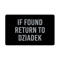 Load image into Gallery viewer, Dziadek Wallet Card for Birthday Christmas - If Found Return to Dziadek – front view
