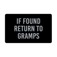Load image into Gallery viewer, Gramps Wallet Card for Birthday Christmas - If Found Return to Gramps – front view

