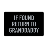 Load image into Gallery viewer, Granddaddy Wallet Card for Birthday Christmas - If Found Return to Granddaddy – front view
