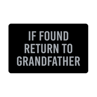 Load image into Gallery viewer, Grandfather Wallet Card for Birthday Christmas - If Found Return to Grandfather – front view
