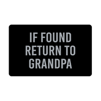 Load image into Gallery viewer, Grandpa Wallet Card for Birthday Christmas - If Found Return to Grandpa – front view
