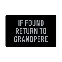 Load image into Gallery viewer, Grandpere Wallet Card for Birthday Christmas - If Found Return to Grandpere – front view
