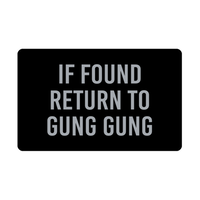 Load image into Gallery viewer, Gung Gung Wallet Card for Birthday Christmas - If Found Return to Gung Gung – front view
