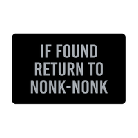 Load image into Gallery viewer, Nonk nonk Wallet Card for Birthday Christmas - If Found Return to Nonk nonk – front view
