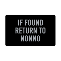 Load image into Gallery viewer, Nonno Wallet Card for Birthday Christmas - If Found Return to Nonno – front view
