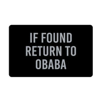Load image into Gallery viewer, Obaba Wallet Card for Birthday Christmas - If Found Return to Obaba – front view
