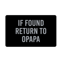 Load image into Gallery viewer, Opapa Wallet Card for Birthday Christmas - If Found Return to Opapa – front view

