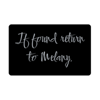 Load image into Gallery viewer, Melany Wallet Card for Birthday Christmas - Personalized Custom Name - If Found Return to Melany – front view
