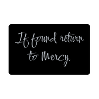 Load image into Gallery viewer, Mercy Wallet Card for Birthday Christmas - Personalized Custom Name - If Found Return to Mercy – front view
