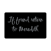 Load image into Gallery viewer, Meredith Wallet Card for Birthday Christmas - Personalized Custom Name - If Found Return to Meredith – front view
