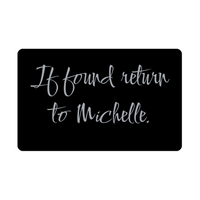 Load image into Gallery viewer, Michelle Wallet Card for Birthday Christmas - Personalized Custom Name - If Found Return to Michelle – front view
