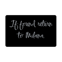 Load image into Gallery viewer, Milana Wallet Card for Birthday Christmas - Personalized Custom Name - If Found Return to Milana – front view
