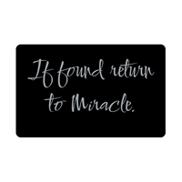 Load image into Gallery viewer, Miracle Wallet Card for Birthday Christmas - Personalized Custom Name - If Found Return to Miracle – front view
