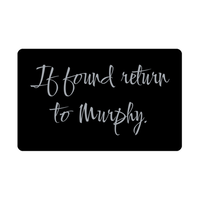 Load image into Gallery viewer, Murphy Wallet Card for Birthday Christmas - Personalized Custom Name - If Found Return to Murphy – front view
