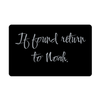 Load image into Gallery viewer, Noah Wallet Card for Birthday Christmas - Personalized Custom Name - If Found Return to Noah – front view
