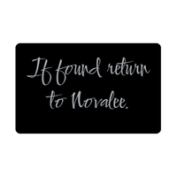 Load image into Gallery viewer, Novalee Wallet Card for Birthday Christmas - Personalized Custom Name - If Found Return to Novalee – front view
