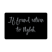 Load image into Gallery viewer, Nylah Wallet Card for Birthday Christmas - Personalized Custom Name - If Found Return to Nylah – front view
