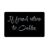 Load image into Gallery viewer, Oaklee Wallet Card for Birthday Christmas - Personalized Custom Name - If Found Return to Oaklee – front view
