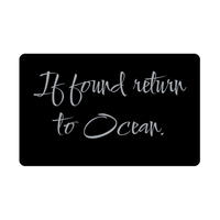Load image into Gallery viewer, Ocean Wallet Card for Birthday Christmas - Personalized Custom Name - If Found Return to Ocean – front view
