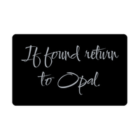 Load image into Gallery viewer, Opal Wallet Card for Birthday Christmas - Personalized Custom Name - If Found Return to Opal – front view
