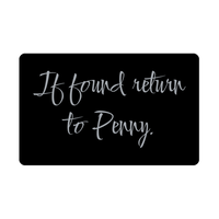 Load image into Gallery viewer, Penny Wallet Card for Birthday Christmas - Personalized Custom Name - If Found Return to Penny – front view
