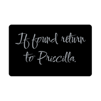 Load image into Gallery viewer, Priscilla Wallet Card for Birthday Christmas - Personalized Custom Name - If Found Return to Priscilla – front view
