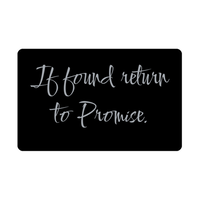 Load image into Gallery viewer, Promise Wallet Card for Birthday Christmas - Personalized Custom Name - If Found Return to Promise – front view
