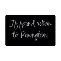 Load image into Gallery viewer, Remington Wallet Card for Birthday Christmas - Personalized Custom Name - If Found Return to Remington – front view
