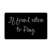Load image into Gallery viewer, Remy Wallet Card for Birthday Christmas - Personalized Custom Name - If Found Return to Remy – front view
