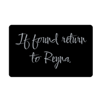 Load image into Gallery viewer, Reyna Wallet Card for Birthday Christmas - Personalized Custom Name - If Found Return to Reyna – front view
