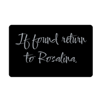 Load image into Gallery viewer, Rosalina Wallet Card for Birthday Christmas - Personalized Custom Name - If Found Return to Rosalina – front view
